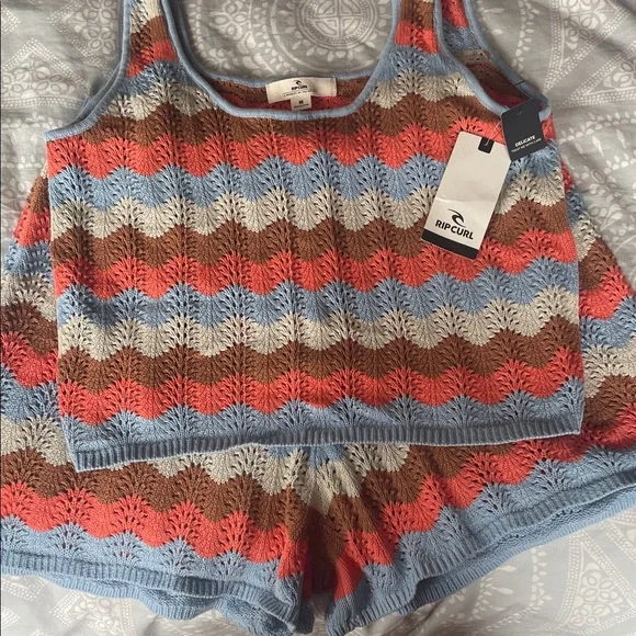 Rip Curl Knit Shorts Set NWT - Picture 1 of 5